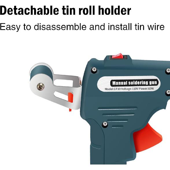 Multi-Function Iron Welder, Soldering Gun Automatic Hand-held Solder Iron Kit, Electric Welding Gun for One-hand Welding Repair & DIY, with