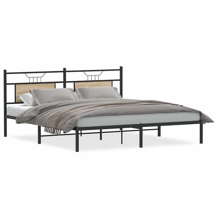 VidaXL Bed Frames Without Mattress Sonoma Oak 160x200 Cm 4106795