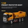 HUINA 1:50 Diecast Car Model Alloy Simulation Vehicle Die-Cast Dump Truck Bulldozer Backhoe Loader Excavator Toys Collectables