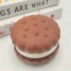 Macaron Sandwich Cookie Squishy Toy Soft Stretch Squeeze Stress Relief Fidget Toy Cute Biscuit Shaped Desk Decoration Anti Toy