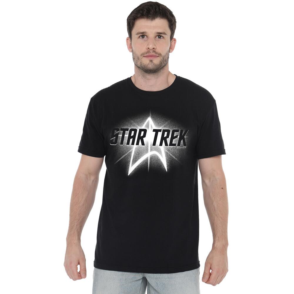 Star Trek Glow Logo T-Shirt S-2XL Black XXL