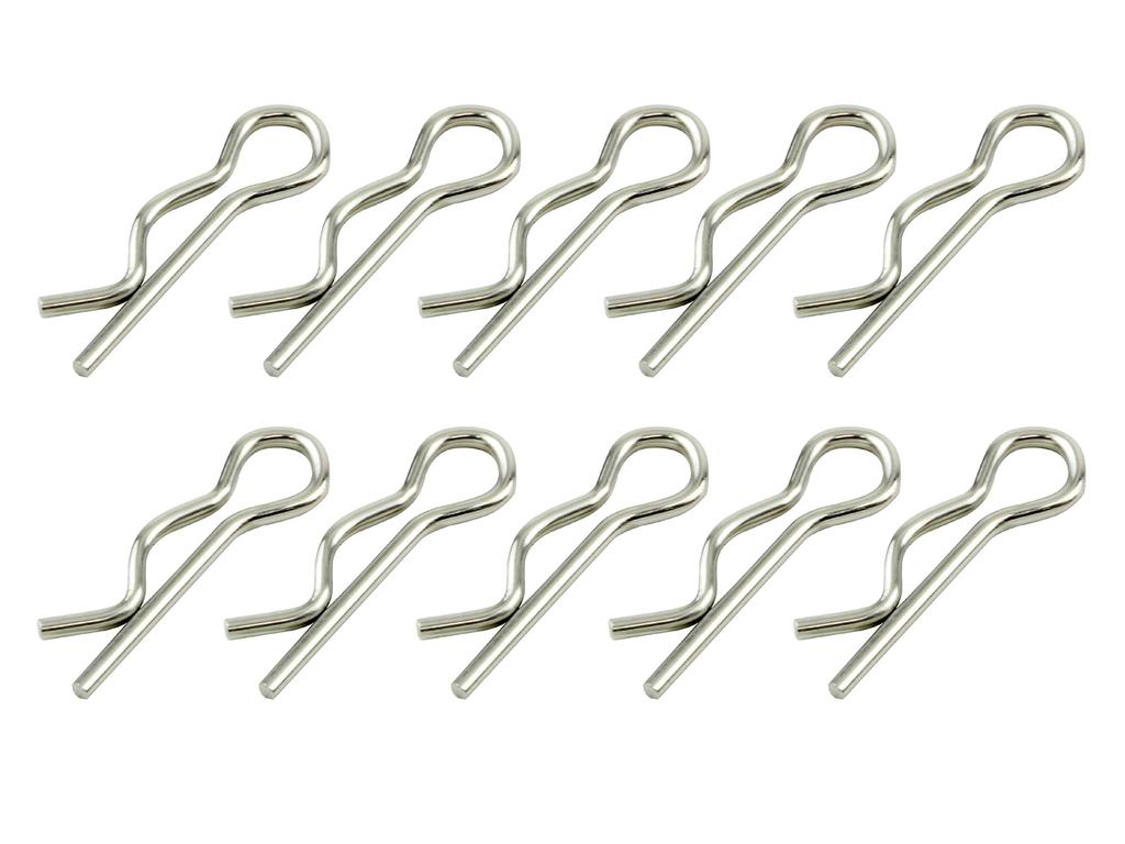 POSH 000305-10 Stainless Steel Vator Pins (10 Pieces) for 0.2 Inch (6 Mm) Shaft