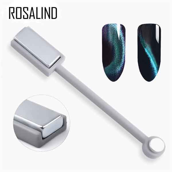 

Сменный магнит для ногтей ROSALIND, гель-лак «кошачий глаз», лак, эффект полоски, сильная магнитная доска