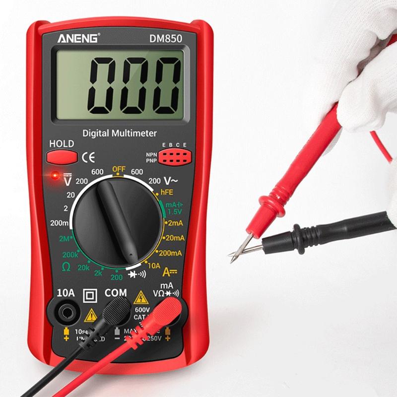 A-neng Dm850 Automotive Multimeter Rms Multimeter Voltage for Smart Voltmeter Pliers Amper Capacimeter Electric Tools