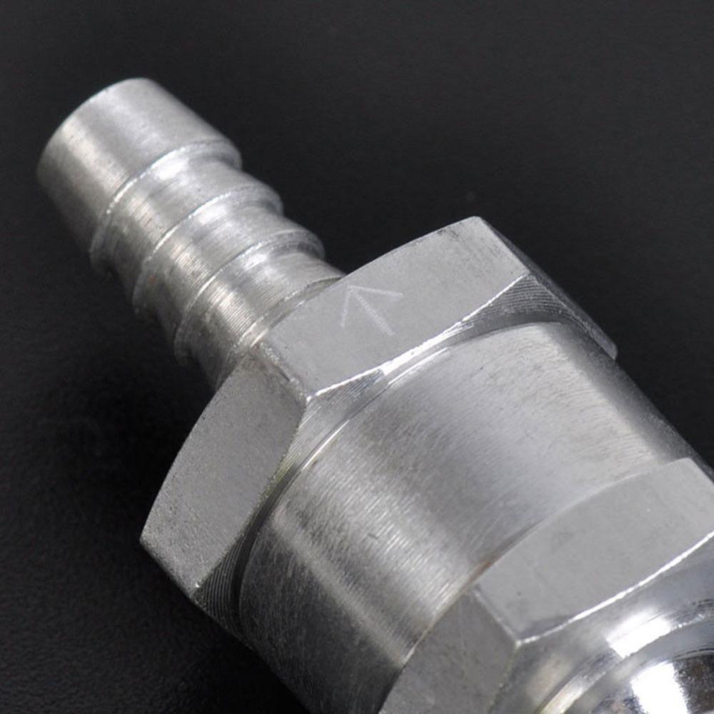 One Way 6/8/10/12/14/16mm 6 Size Valves Aluminium Alloy Fuel Non Return Check Valve One Way Fit Carburettor Wholesale Price