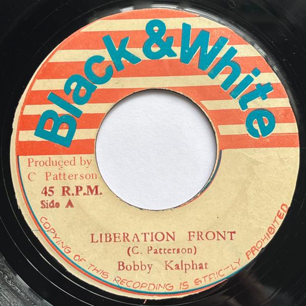 7inch Record BOBBY KALPHAT  KING TUBBY  Liberation Front  Sabotage NONE Black  White Jamaica Reggae Ska  Dub Used