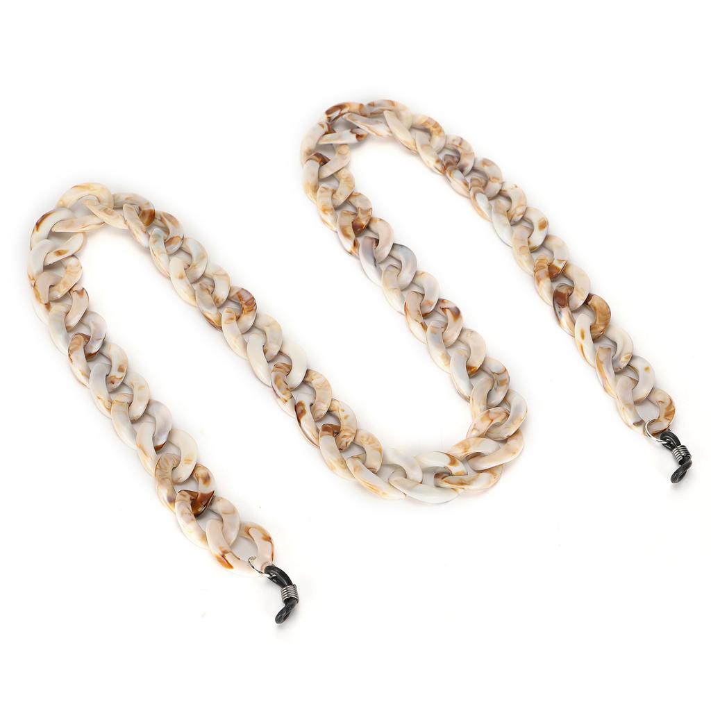 Acrylic Eyeglasses Chain Simple Stylish Sunglasses Lanyard Strap Jewelry AccessoryBrown