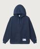 C Logo Oversized Jog Tag Hoodie Navy