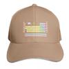 Periodic Table Detailed with Color Code On Black Background HD High Quality Online Store Baseball Cap