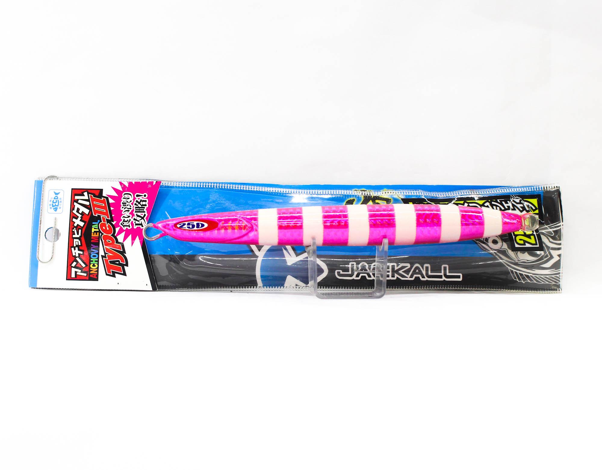 

Jackall Metal Jig Anchovy Type 3 Flutter 250 grams Pink G (0194)