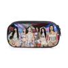Kpop Catseye Student Pencil Case with Compartments - DIY Storage Stationery Bag