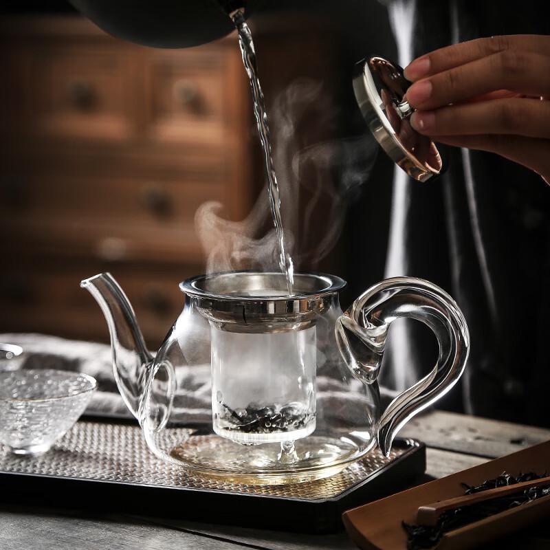 Yu Run Heat-Resistant Glass Teapot with Filter