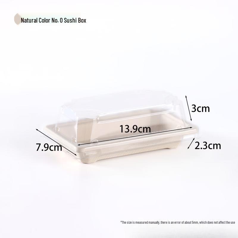 

Disposable Sushi Takeout Containers with Clear Lids