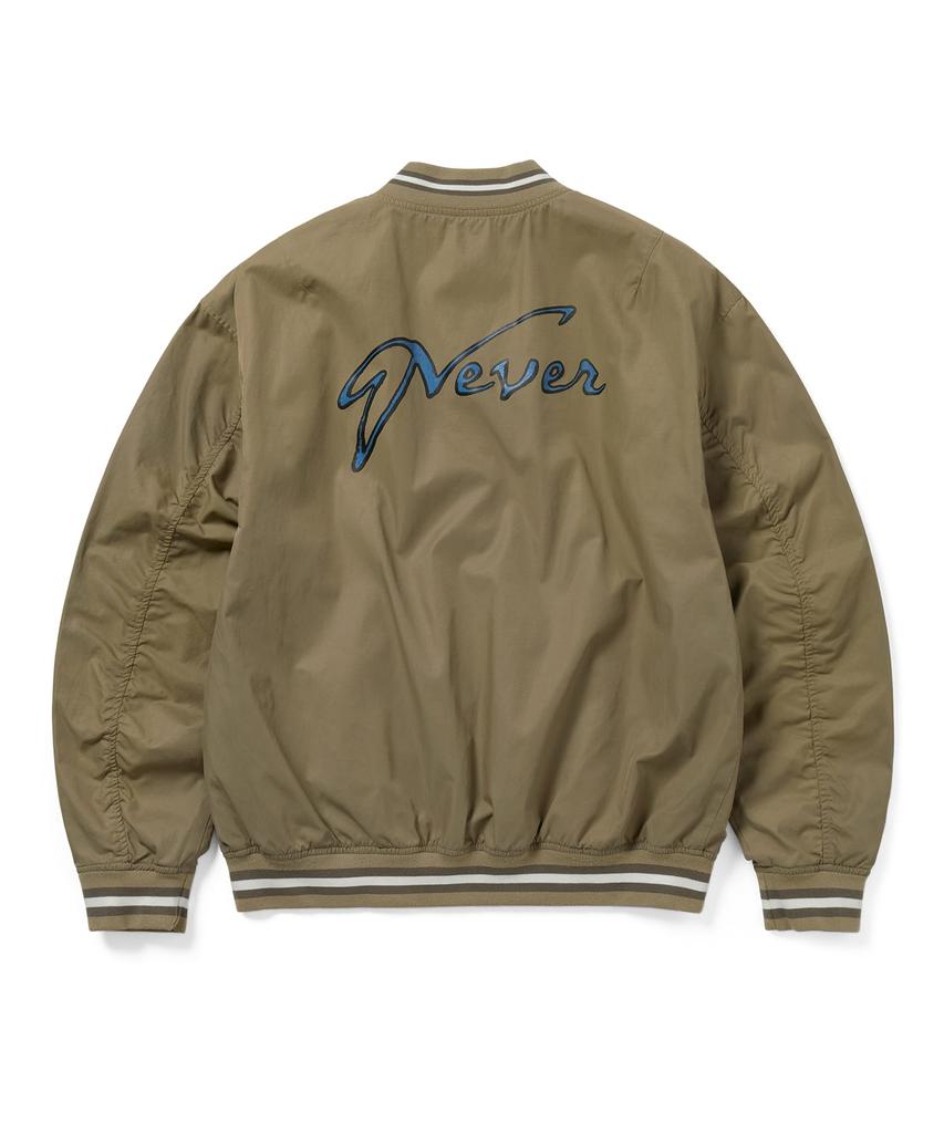 Thisisneverthat Ausgeblichene Stadionjacke Beige