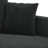 Vidaxl 2-Seater Sofa, Black, 140 Cm, Upholstered In Velvet