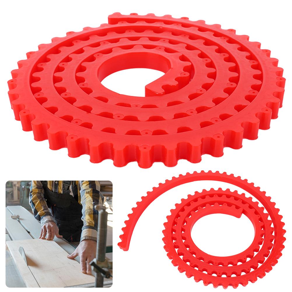 1/2M Contour Woodworking Tool Adjustable&Fixed Flexible Curve Template Irregular Profile Strip for Wood Board Cutting Fixed