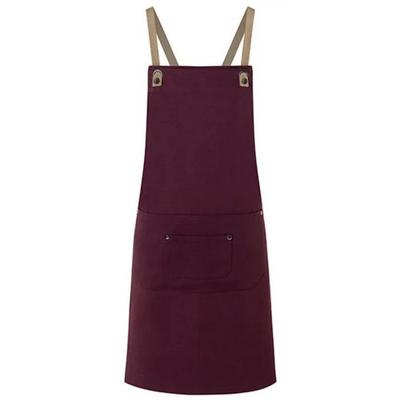 Urban-Nature Cross Strap And Big Pocket Bib Apron
