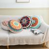 Ethnic Moroccan Style Round Throw Pillow Case Embroider Craft Unstuffed Seat Cushion Bay Window Meditation Decor Ottoman Covers