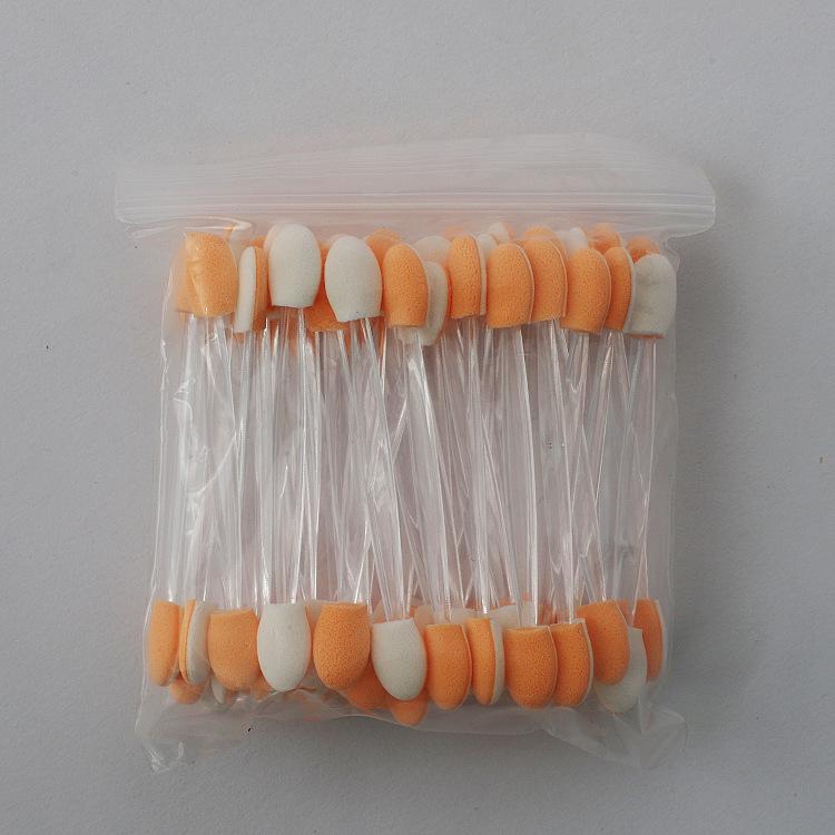 50Pcs Double-Ended Latex Sponge Eyeshadow Applicator, 7.5cm Makeup Tool for Nail Art Blending, Must-Have Beauty Essential