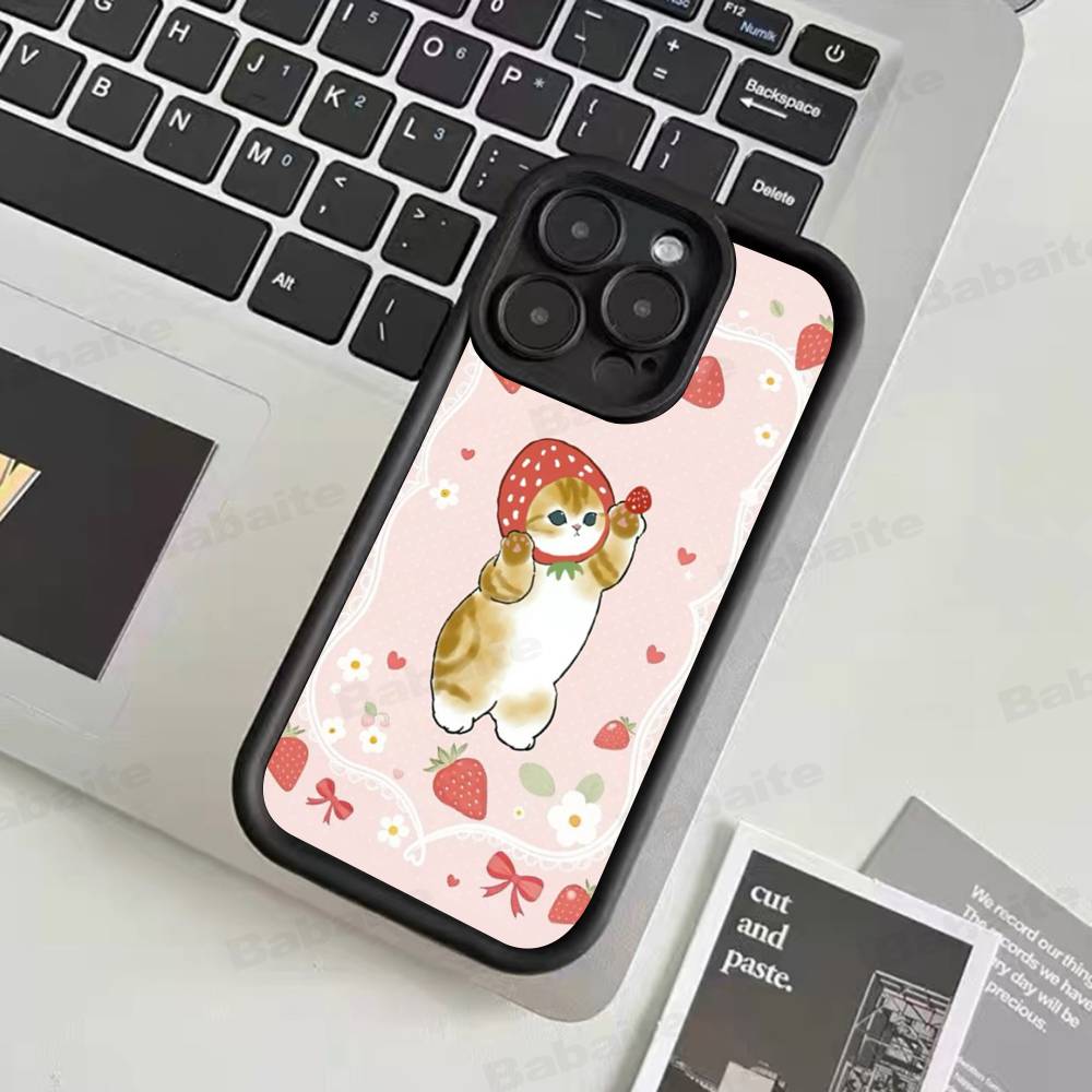 

Mofusand Cat Popular Cute For IPhone 17 15 13 12 11 14 Pro Max X XR XS 16 Plus Shockproof Candy Back Cover iPhone 14