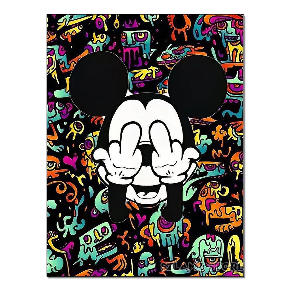 

Набор для алмазной живописи DIY Disney Color Mickey, Граффити Tidal, Вышивка крестом, Ручная работа, Алмазная мозаика, Вышивка, Искусство, Подарок Round 20x30cm