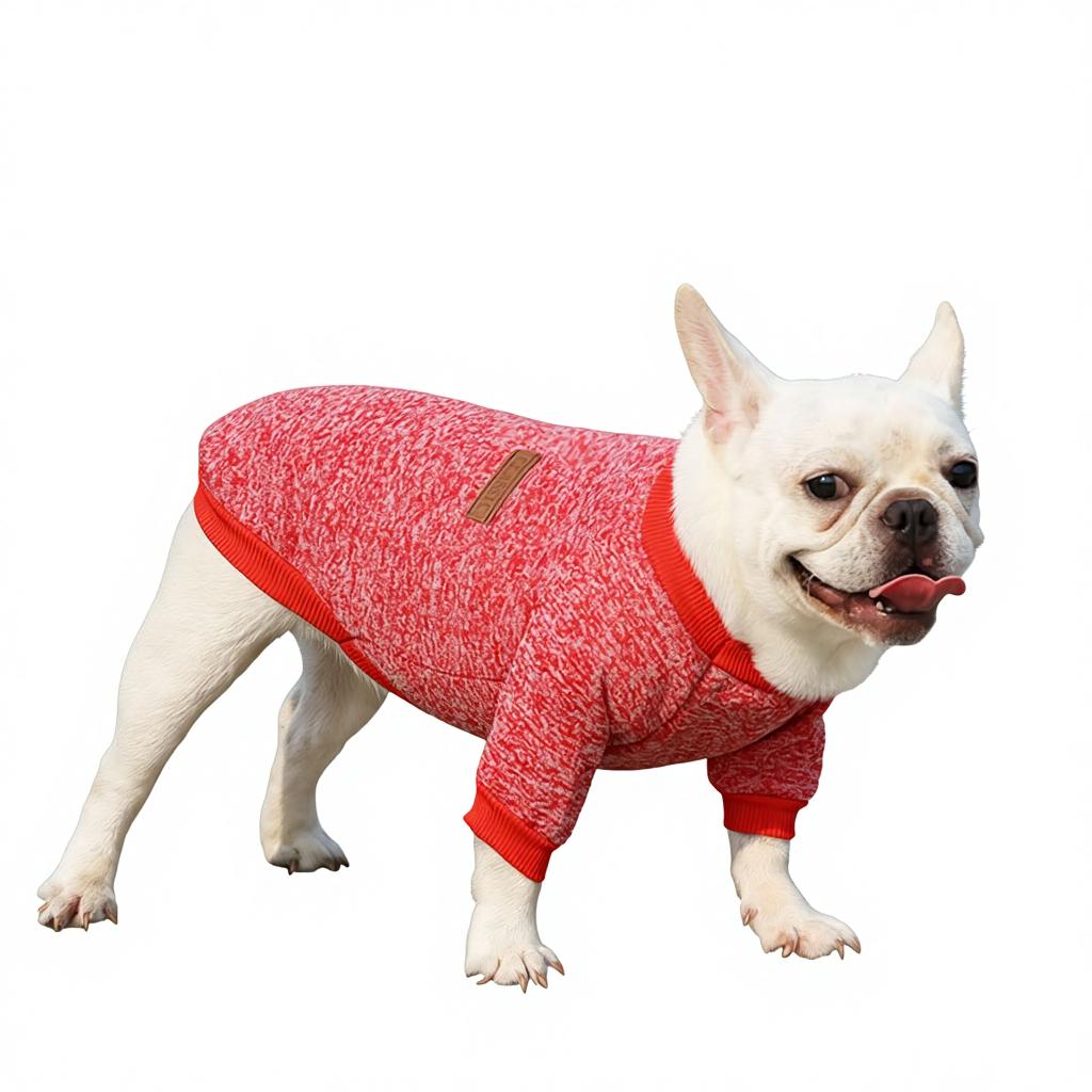New Trending Polyester Knit Winter Sweater Plush Hoodie With Pet Pouch Custom Soft Fleece Pet Dog Clothes Cute Hoodie Coat