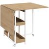 Four-Person Drop Leaf Table - Natural Wood-Effect