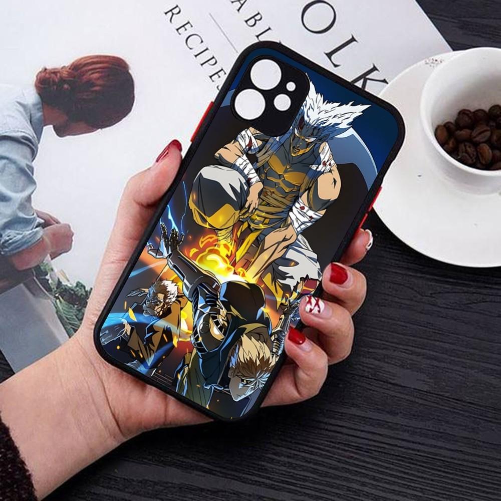 One Punch Man Phone Case For IPhone 14 11 12 13 Mini Pro Max 8 7 Plus X XR XS MAX Translucent Matte Cover