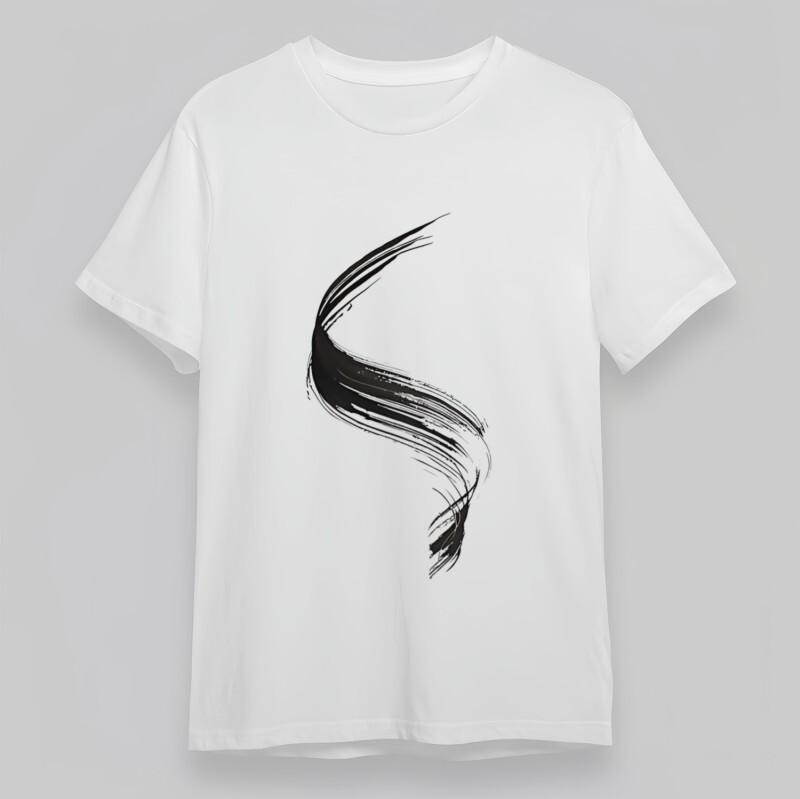 Мужская Модная Классическая Футболка Большого Размера Земляной Оттенок Круговая Цветочная Графика 2XL