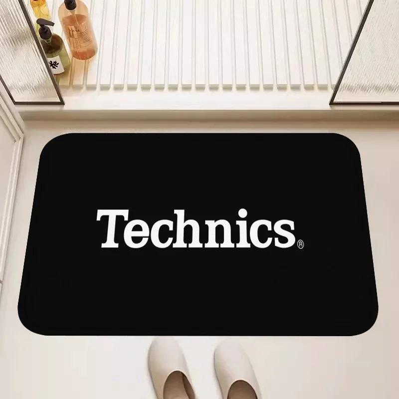 Modern Technics Record Player Theme Carpet for Living Room Decor Bedroom Kitchen Entrance Door Mat Bedside Area Soft Foot Mat