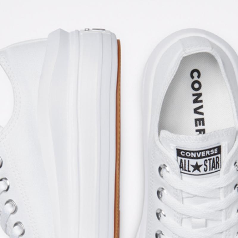 Converse Chuck Taylor All Star Move Low Collection White 570257c Black 570256c