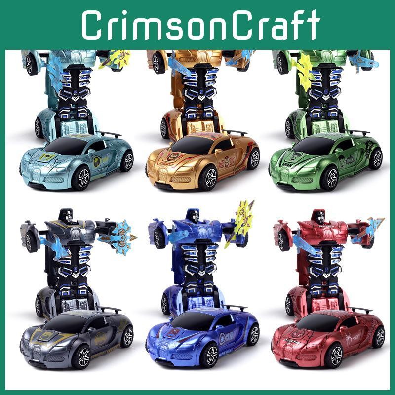 Plastic Inertia Transforming Toy Car For Kids Learning And Parentchild Play