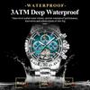 Top Brand Mechanical Watch Men's Waterproof Multifunctional Mechanical Watch Luminous Wrist Watch