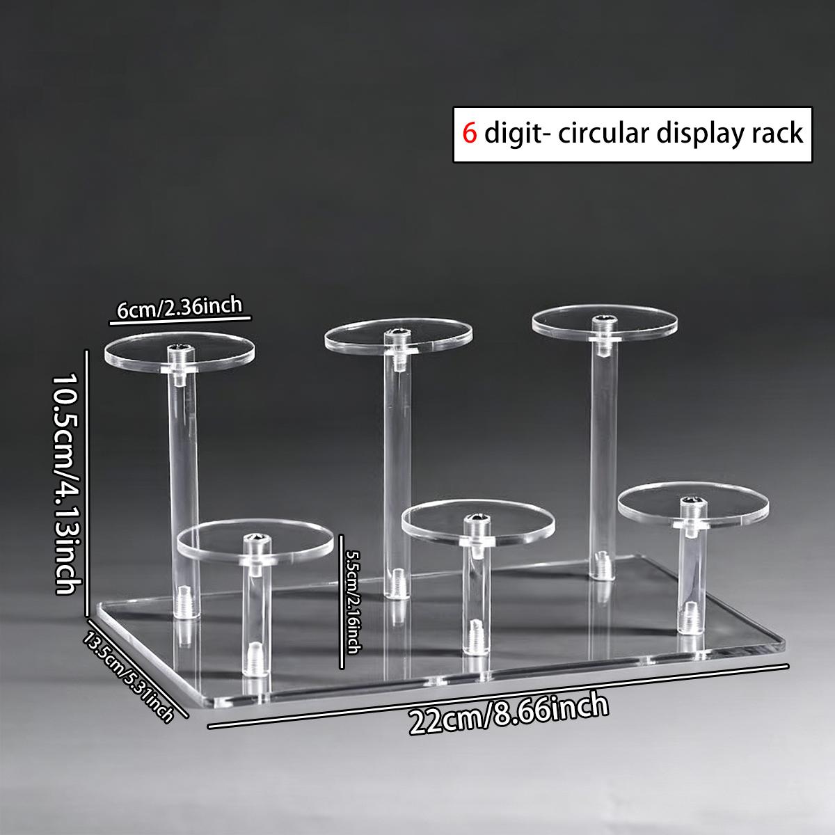 

1pc transparent acrylic jewelry display rack bracelet/watch/perfume transparent elevated rack jewelry and cosmetics storage rack