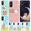 Cute Peach Goma Cat Soft Phone Case For Xiaomi Redmi 15C 15 13C 13 Poco X5 X6 X7 F7 Ultra M7 12C 12 10 10C 9C 9A 9T 9 Fundas Poc