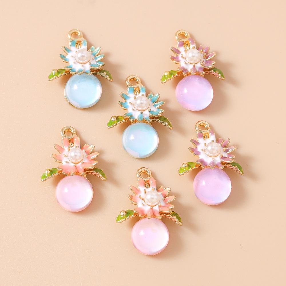 Cherry Blossom & Animal Charm Set: 10pcs for Earrings, Bracelets, Necklaces, Keychains