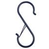 Windproof S-hook Metal Hook Without Drilling, Bathroom Anti-drop Storage S-shaped Spring Buckle Anti-disengagement Hook