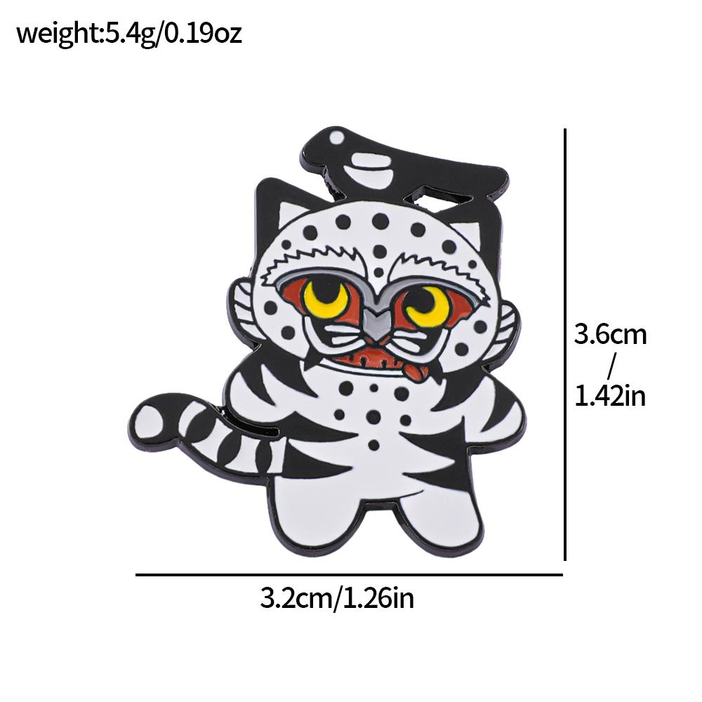 KPop Demon Hunters Cartoon Character Enamel Pins - Jinu Lumi Zoey Derpy Tiger Designs Alloy Brooch Lapel Badge Jewelry for Fans