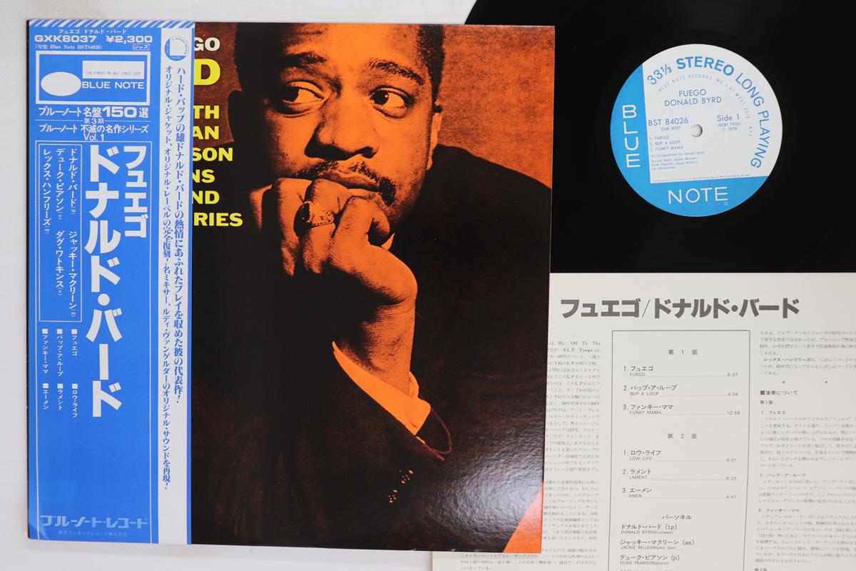 LP Record DONALD BYRD  Fuego GXK8037BST8402 BLUE NOTE 1978 Japan Obi Jazz Used