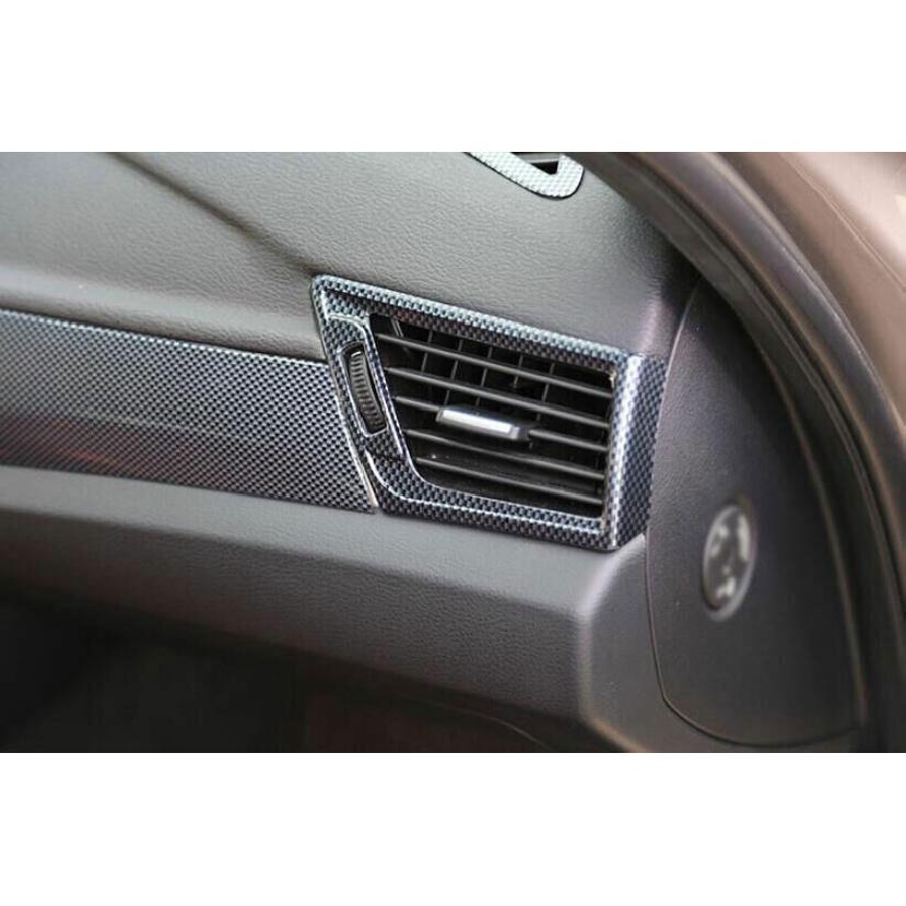For BMW 2010-2015 X1 E84 Carbon Fiber ABS Instrument L&R Air Outlet Vent Trim