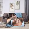 Singer Aitanaed Album Ocana Blanket  Travel Office Flannel Bedding Throws For Home Decor Warm Soft Customized Quality Bedspread