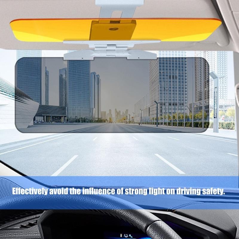 1/2pcs Sunshade Car Sun Visors For Daytime Sun Protection And Nighttime Headlight Glares Reduction Quick Installation