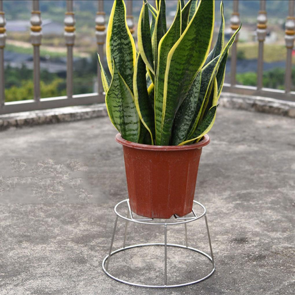 Hanging Plant Shelf Balcony Flower Pot Stand Stainless Support Tray for Railing Outdoor Fence