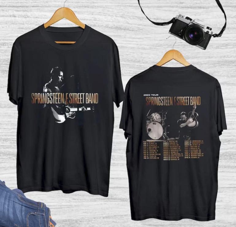 Maglietta Vintage Bruce Springsteen And E Street Band Tour 2023