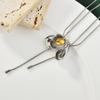 Niche High-End Petal Long Necklace for Women - Autumn/Winter Versatile Sweater Chain