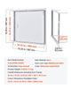 Access Panel for Drywall, 39x39 cm Galvanized Steel Access Door, Easy Install Hinged Service Panel with Screwdriver Latch, for Ceiling Plumbing