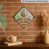 2D Flat, 1pc Vintage Cat-Themed Wall-Mounted Metal Sign - Joyful Kitten & Tabby Cat - Aluminum Plaque Suitable for Living Room, Bedroom, Pet Area