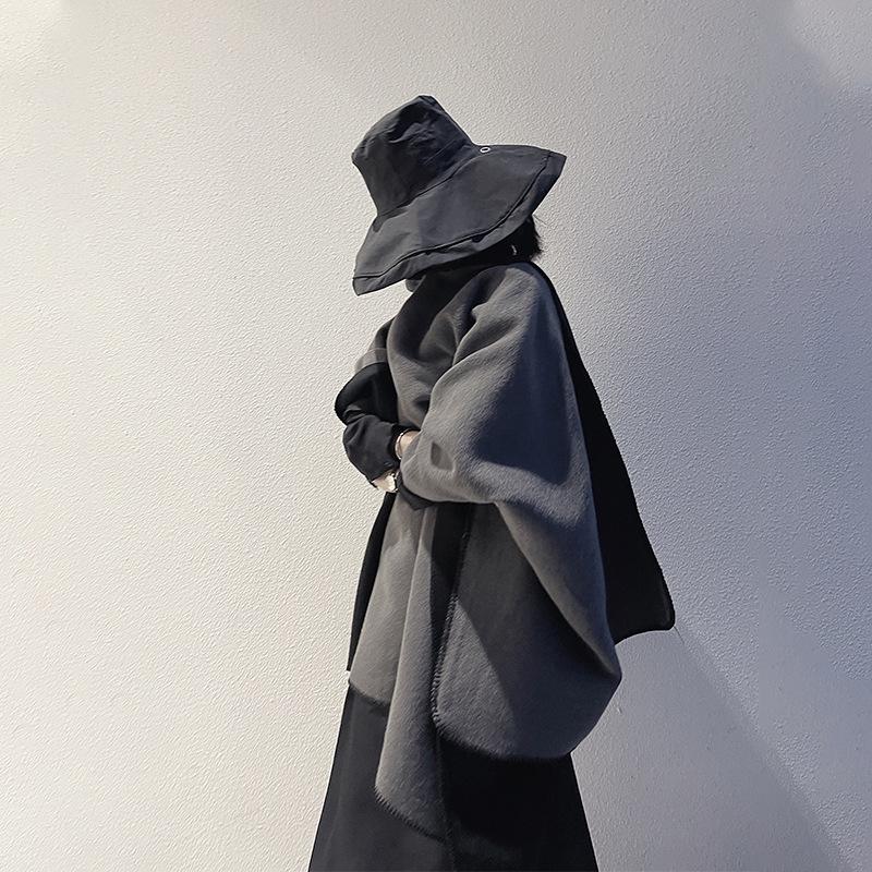 New Yunnan Ethnic Style Double-Sided Shawl: Versatile Warm Cloak Scarf for Women