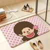 So Cute M-MonchhichiS Cartoon Short Plush Rug Carpet mat Machine Washable Soft Comfortable Anti‑Slip Floor Mat Home Decor