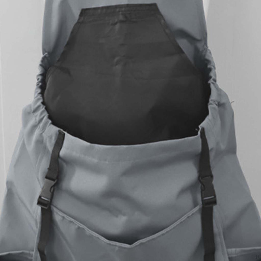 Canvas Gardening Apron with Pockets Harvesting Pouch Harvest Large